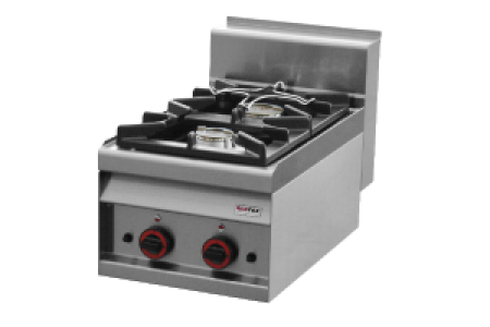 Sporák stolní plynový - 2 hořáky - REDFOX SP 70/04 G - Sporák pl. 2x hořák bez pod.