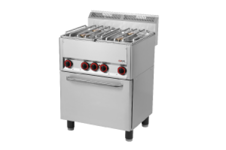 Plynový sporák s el. troubou REDFOX KSPT 66 S GE