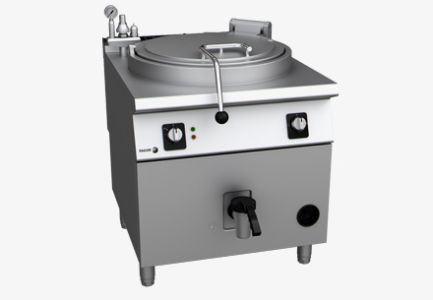 Plynový varný kotel dvouplášťový M-G910 BM- 100 L