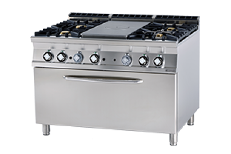 Plynový sporák tálový s troubou TPF4 912