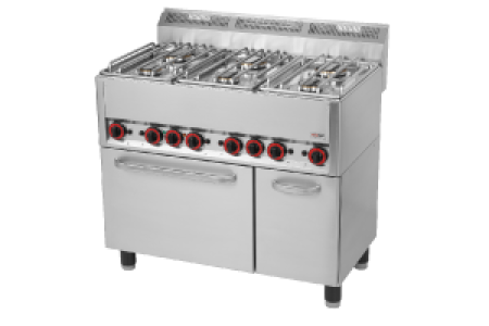 Plynový sporák s el. troubou REDFOX KSPT 99 GE