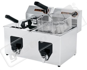 Fritéza FF 10+10 NV s výpustí
