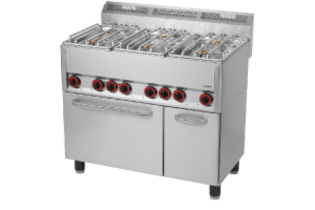 Plynový sporák s el. troubou REDFOX KSPT 99 S GE