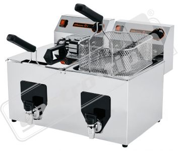 Fritéza FF 10+10 TR NV s výpustí
